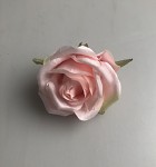 Hlavičky poupat růží 5 cm - sv.růžové