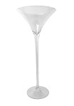 Váza Martini bílá 50 cm - půjčovna 